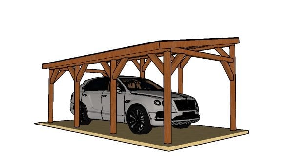 How to build a lean to carport