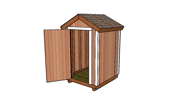 How to build a 5x5 shed with a gable roof