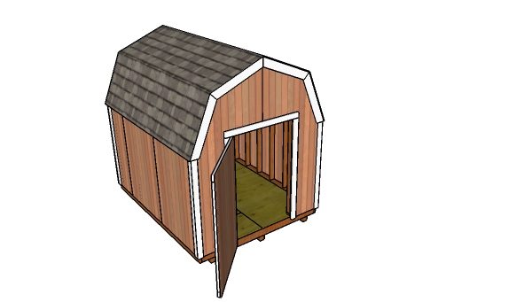 How to build a 8x10 gambrel shed