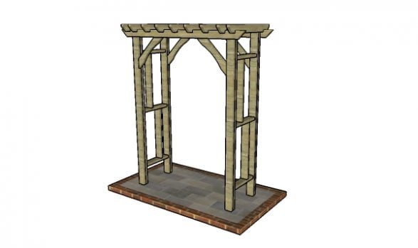 2x4 Garden Arbor Plans