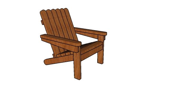 Adirondack best sale chair 2x4