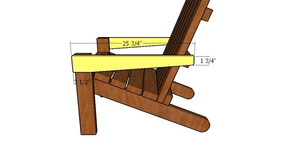 Fitting the armrest supports