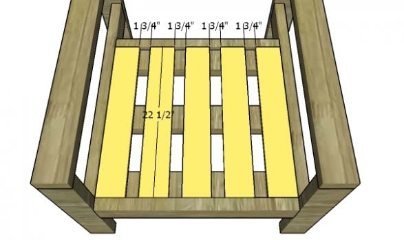 Fitting the seat slats