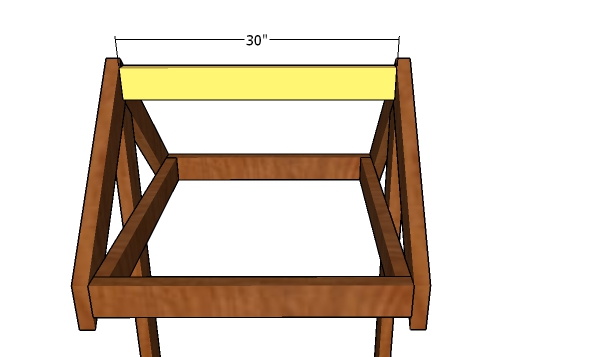 Fitting the top beam