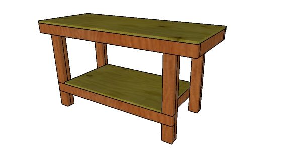How to build a simple workbench from 2x4s
