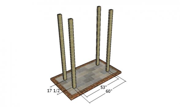 Laying Out The Posts HowToSpecialist How To Build Step By Step DIY