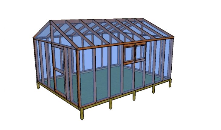 12x16 Greenhouse Plans - Free PDF Download | HowToSpecialist - How To ...