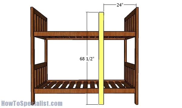 Fitting the ladder support