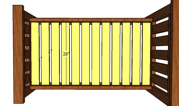 Fitting the support slats