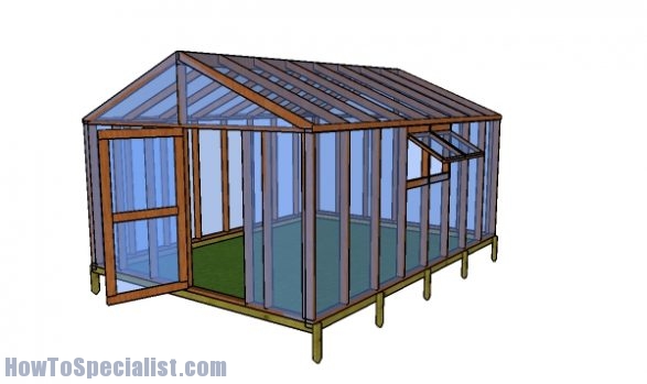 12x16 Greenhouse Plans - Free PDF Download | HowToSpecialist - How To ...