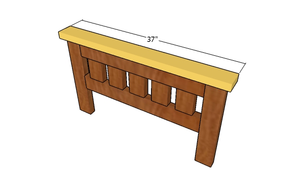 Top slat - Footboard