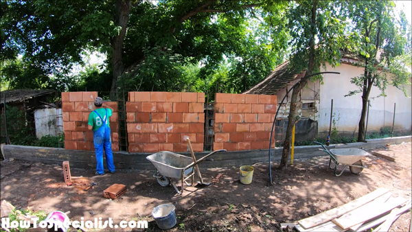 Bricklaying-progress