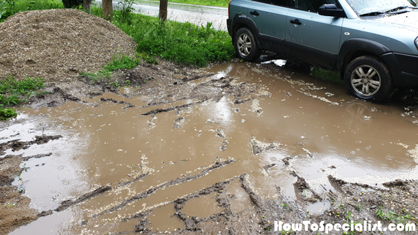 Driveway---Before