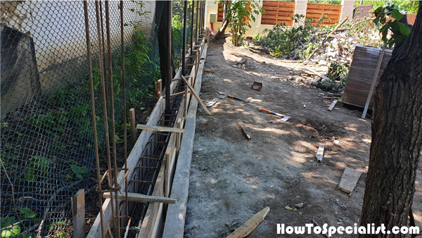 Formwork-for-foundation-elevation