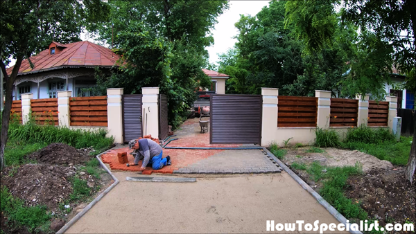 Preparing-the-surface-for-installing-the-block-pavers