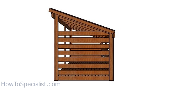 Build a firewood shed - Free Plans