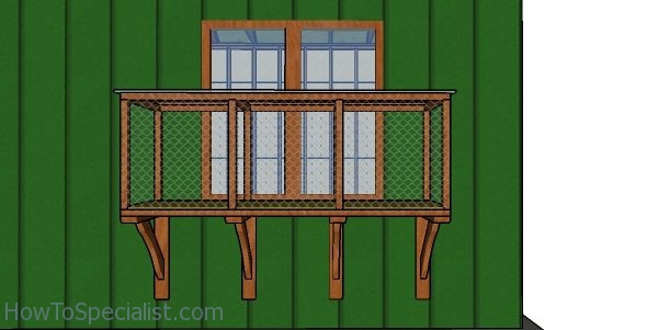 Build a wooden window catio