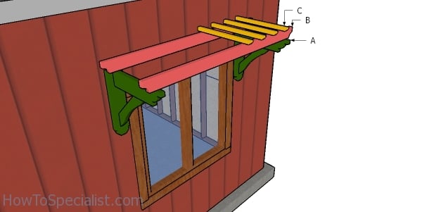Building window pergola