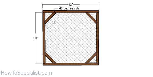 Door - Chicken tractor