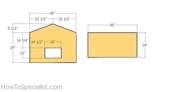 Exterior walls - chicken tractor