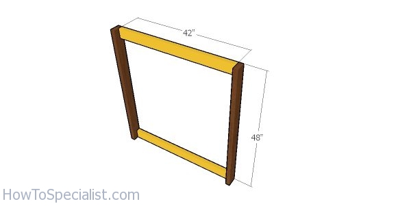 Frame for the chicken run