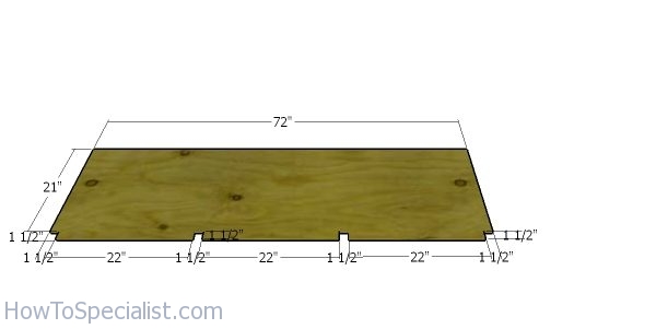 Plywood floor - window catio