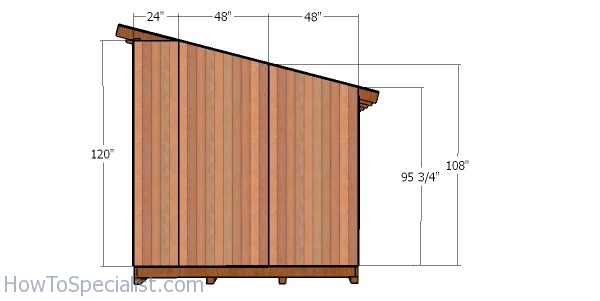 Side siding sheets - 10x14 shed