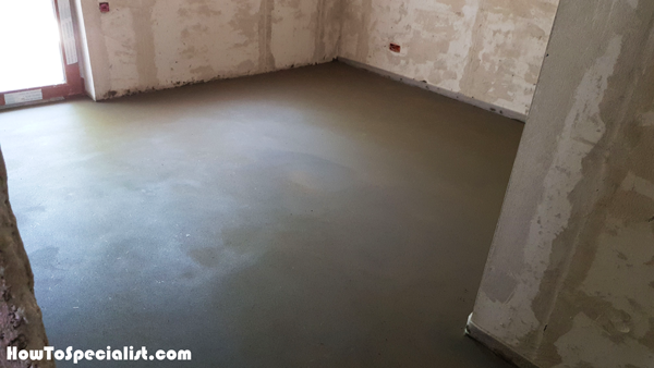 Helicopterized-screed-floor