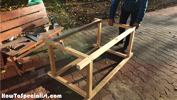 Workbench-frame-assembly