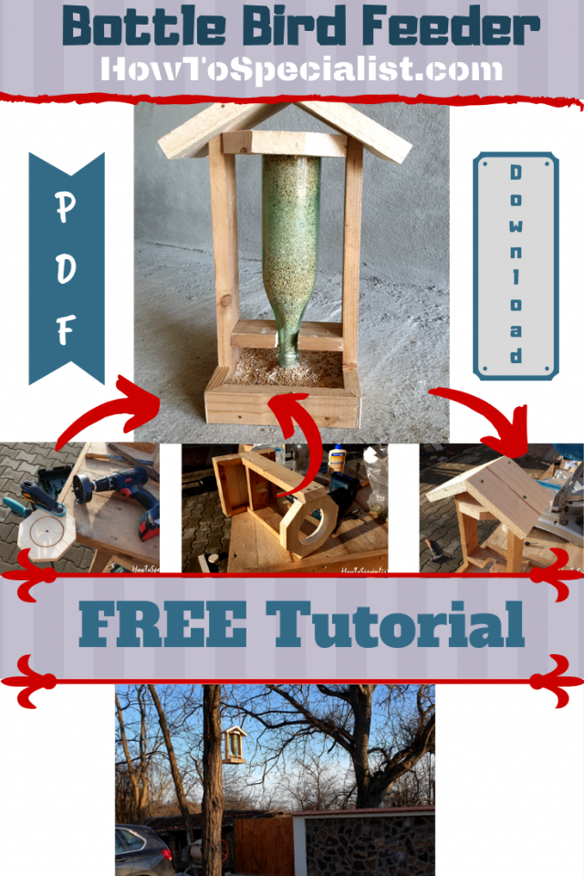 How to build a bottle bird feeder