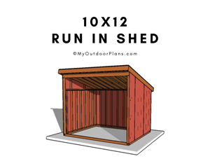 Run In Shed Fi Howtospecialist How To Build Step By Step Diy