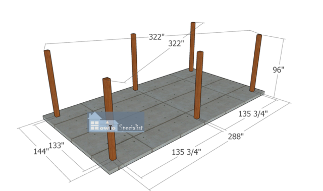 Laying Out The Posts HowToSpecialist How To Build Step By Step DIY