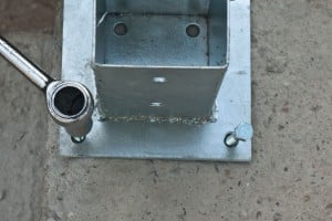 Fastening deck hardware