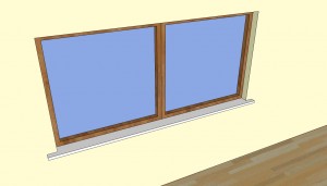 Pvc window sill