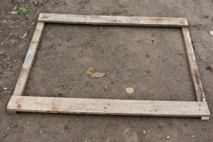 Building compost bin wall