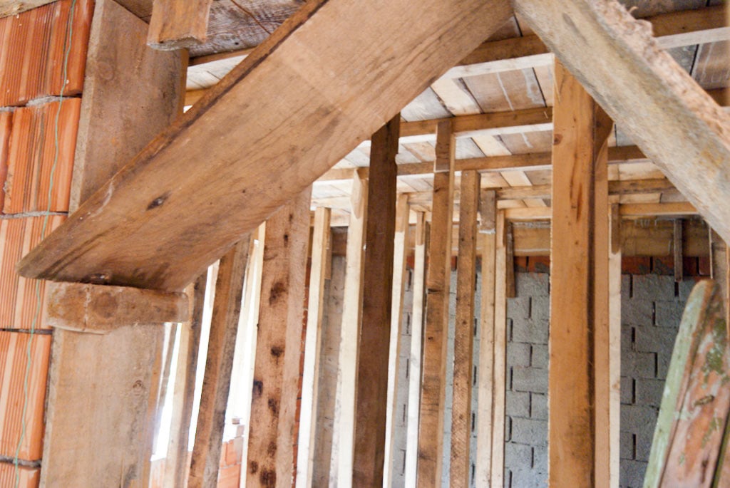 Building ceiling concrete formwork