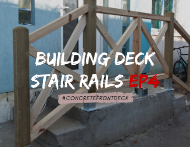 Deck stair railings EP4