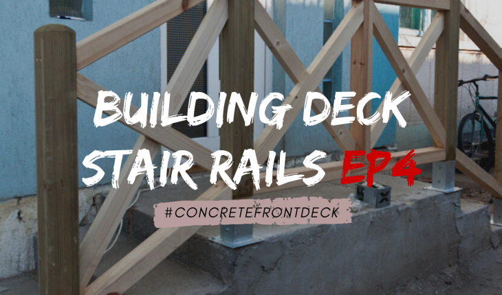 Deck stair railings EP4