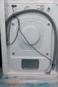 The back of the washing machine