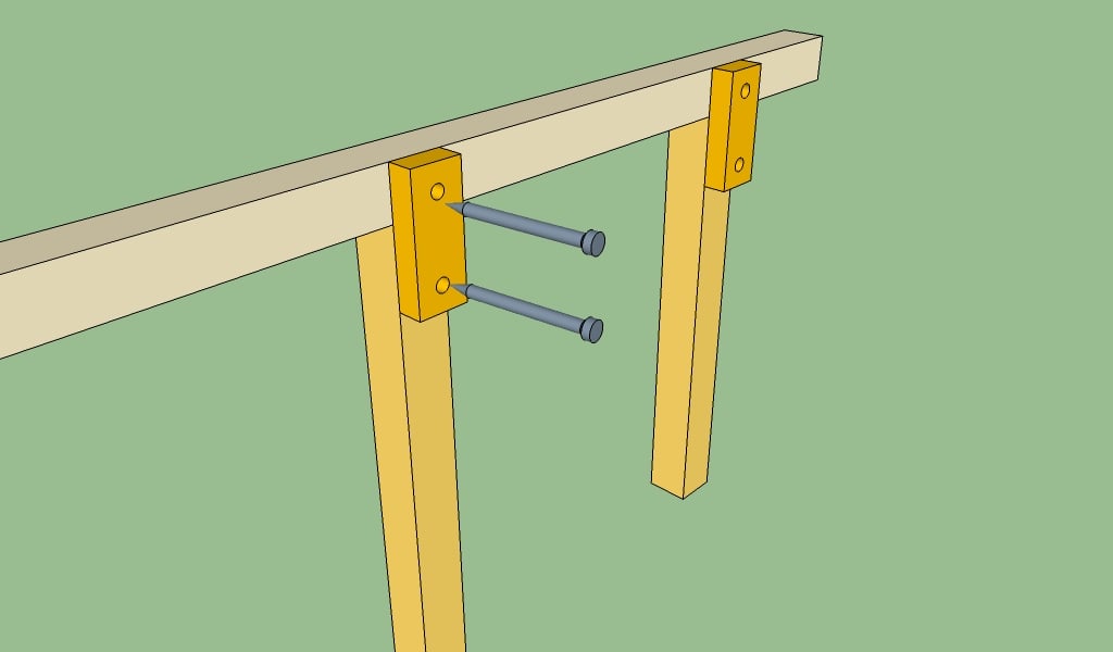 Ceiling formwork joint