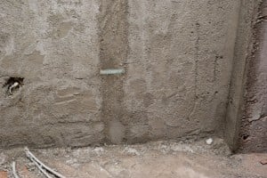 Cement render on wall | HowToSpecialist - How to Build, Step by Step