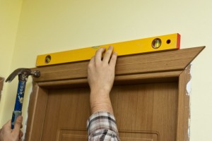 Installing head door casing