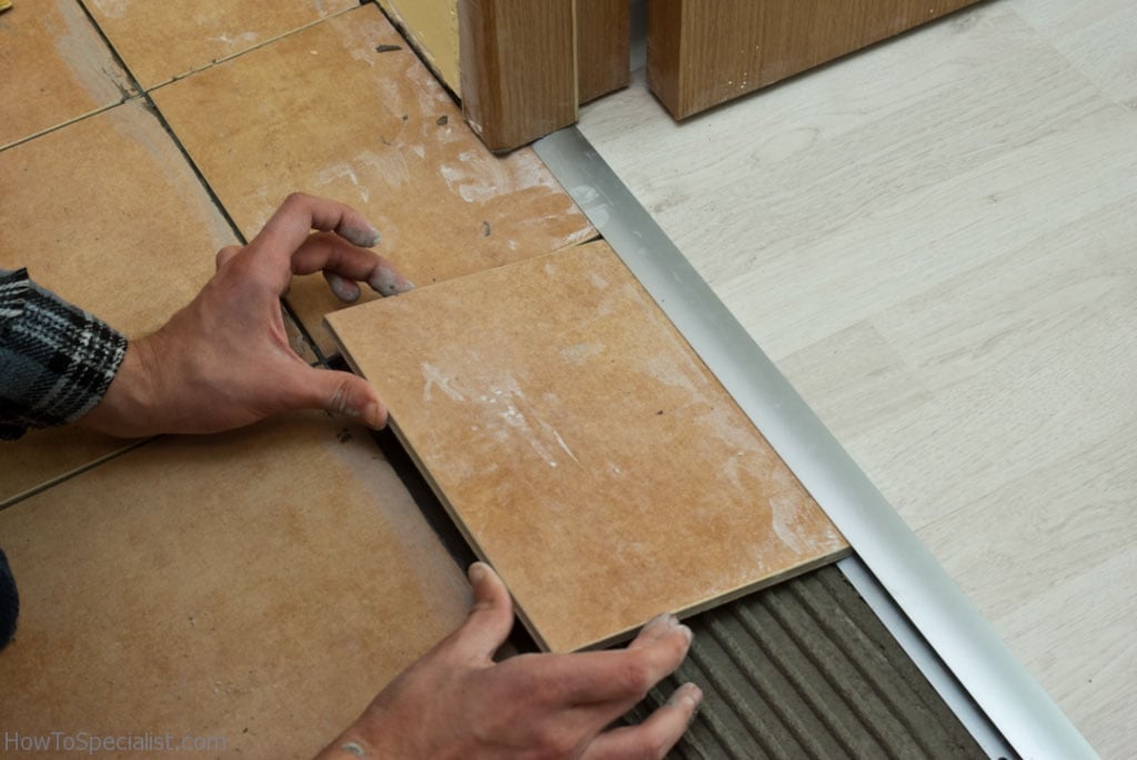 Transition From Tile To Laminate, Tile To Wood Transition Strip