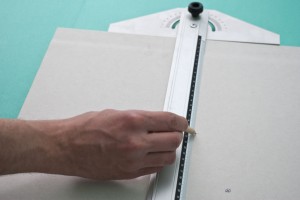 Locating the hole on the sheet