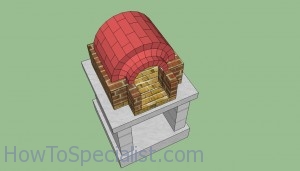 Wood fired oven chimney arch plans