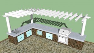 Modern outdoor kitchen designs