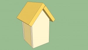 Birdhouse roof