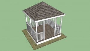 How to build gazebo railings 1