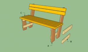 Building a garden bench