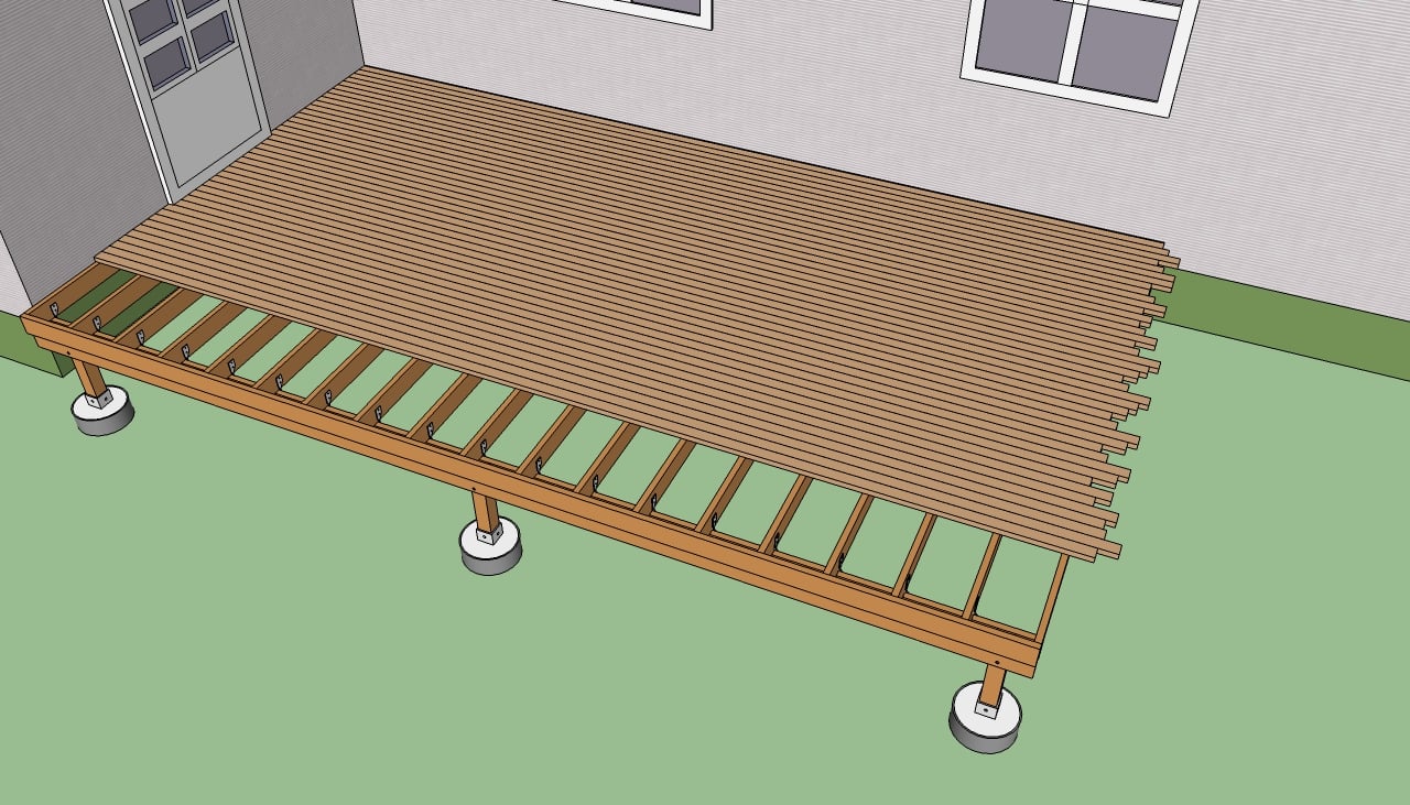 How to build a deck step by step | HowToSpecialist - How to Build, Step ...